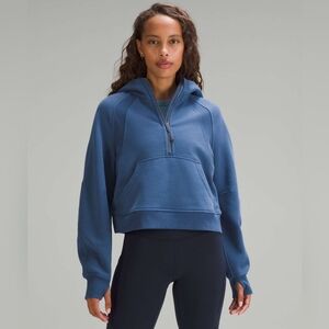 Lululemon Scuba Oversized Half-zip Hoodie XL XXL Pitch Blue